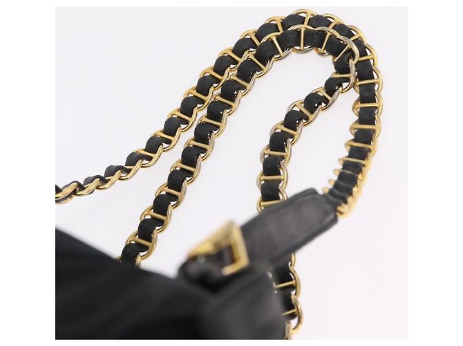 PRADA Backpack Nylon Black Gold - vista 15