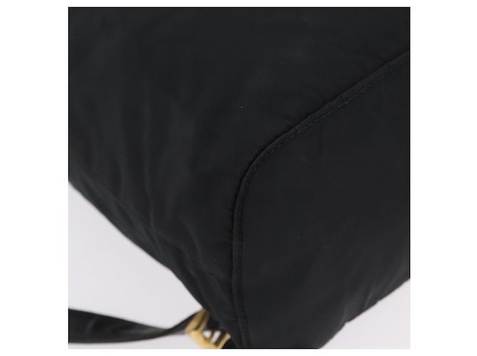 PRADA Backpack Nylon Black Gold - vista 16
