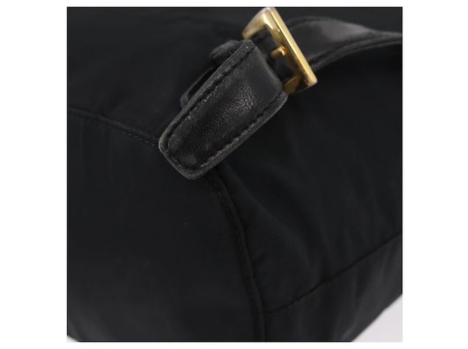 PRADA Backpack Nylon Black Gold - vista 19