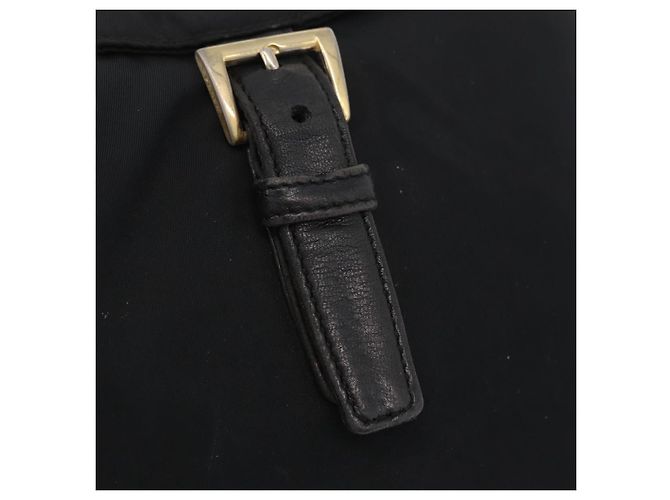 PRADA Backpack Nylon Black Gold - vista 21