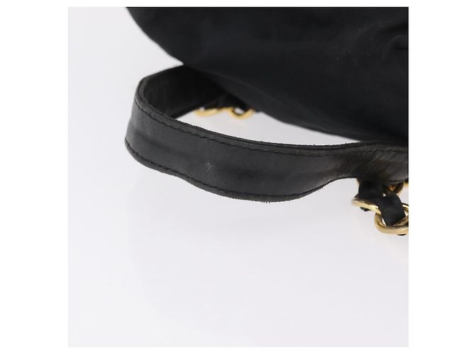 PRADA Backpack Nylon Black Gold - vista 7