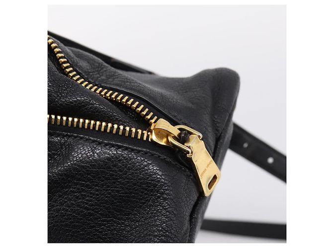 Miu Miu Hand Bag Leather 2way Black Gold - vista 19