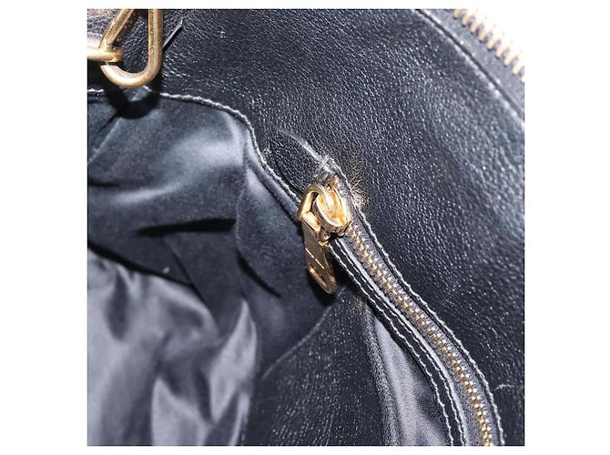 Miu Miu Hand Bag Leather 2way Black Gold - vista 25