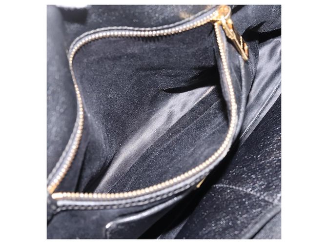 Miu Miu Hand Bag Leather 2way Black Gold - vista 26