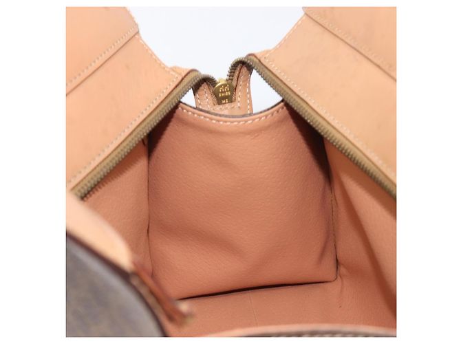 Céline CELINE Macadam Hand Bag PVC Brown Gold Tone - vista 19