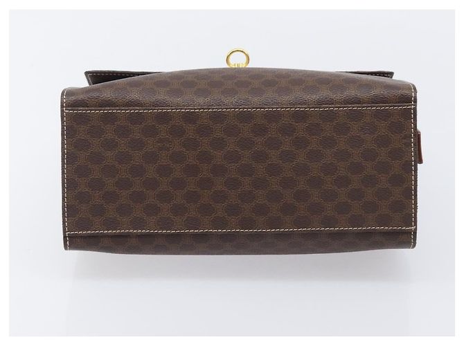 Céline CELINE Macadam Hand Bag PVC Brown Gold Tone - vista 5