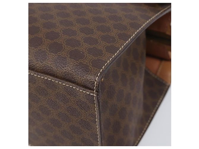 Céline CELINE Macadam Hand Bag PVC Brown Gold Tone - vista 9