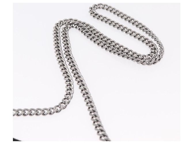 Stella Mc Cartney Stella McCartney Chain Falabella Bag polyester Black Silver - vista 14