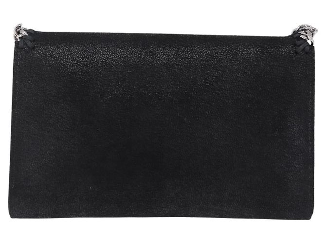 Stella Mc Cartney Stella McCartney Chain Falabella Bag polyester Black Silver - vista 2