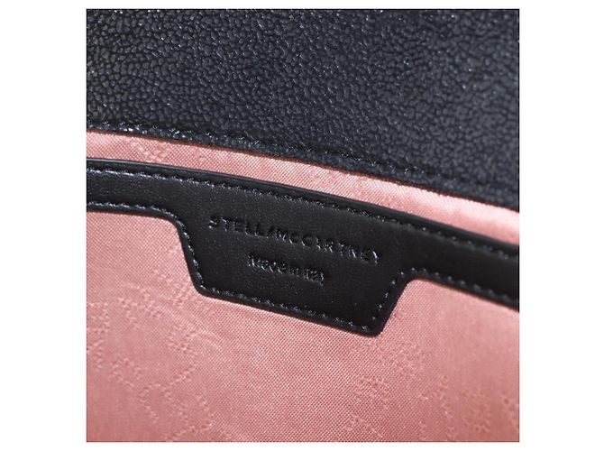 Stella Mc Cartney Stella McCartney Chain Falabella Bag polyester Black Silver - vista 21
