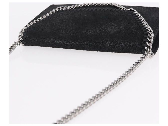 Stella Mc Cartney Stella McCartney Chain Falabella Bag polyester Black Silver - vista 6