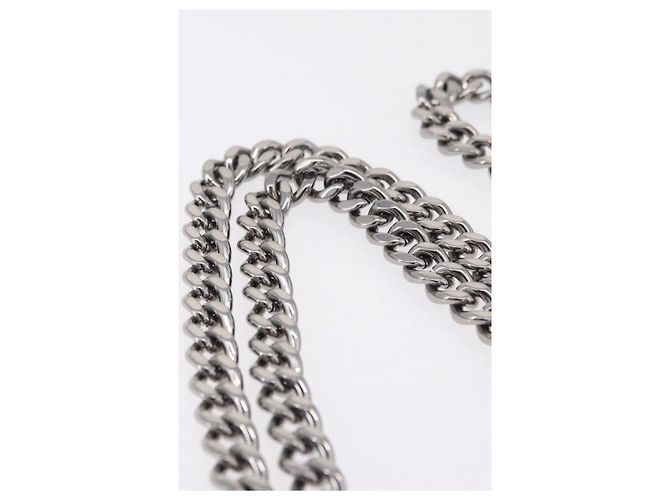 Stella Mc Cartney Stella McCartney Chain Falabella Bag polyester Black Silver - vista 8