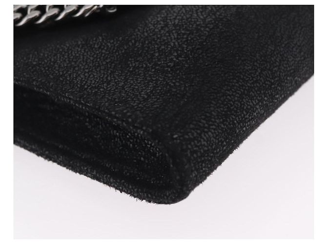 Stella Mc Cartney Stella McCartney Chain Falabella Bag polyester Black Silver - vista 9
