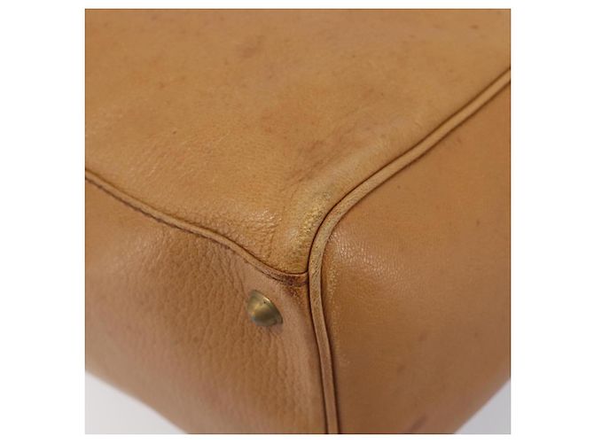 GUCCI Interlocking Hand Bag Leather Brown Gold 121551 - vista 9