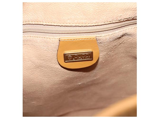 GUCCI Micro GG Supreme Shoulder Bag PVC White Gold - vista 17