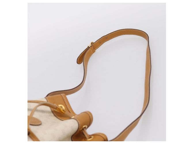 GUCCI Micro GG Supreme Shoulder Bag PVC White Gold - vista 8