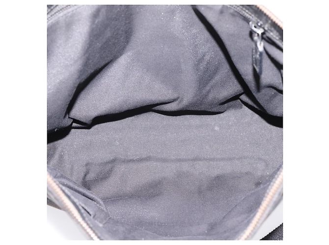 GUCCI GG Canvas Shoulder Bag Black Silver 110054 - vista 11