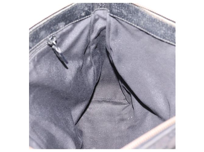 GUCCI GG Canvas Shoulder Bag Black Silver 110054 - vista 19