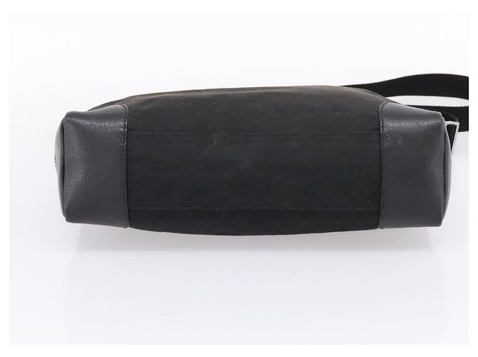 GUCCI GG Canvas Shoulder Bag Black Silver 110054 - vista 5