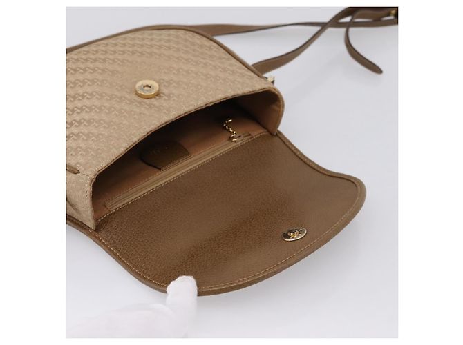 GUCCI Shoulder Bag Canvas Beige Gold 007 754 0074 - vista 10