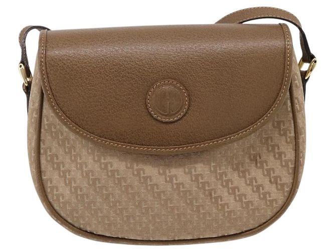 GUCCI Shoulder Bag Canvas Beige Gold 007 754 0074 - vista 13