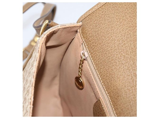 GUCCI Shoulder Bag Canvas Beige Gold 007 754 0074 - vista 20