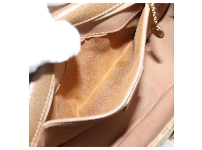 GUCCI Shoulder Bag Canvas Beige Gold 007 754 0074 - vista 21