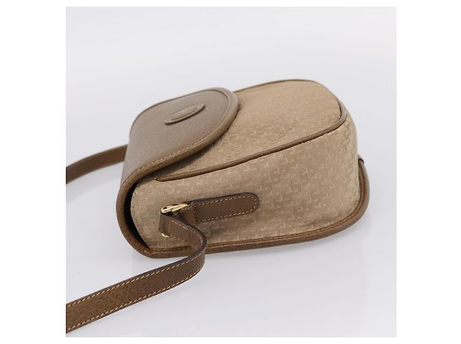 GUCCI Shoulder Bag Canvas Beige Gold 007 754 0074 - vista 3