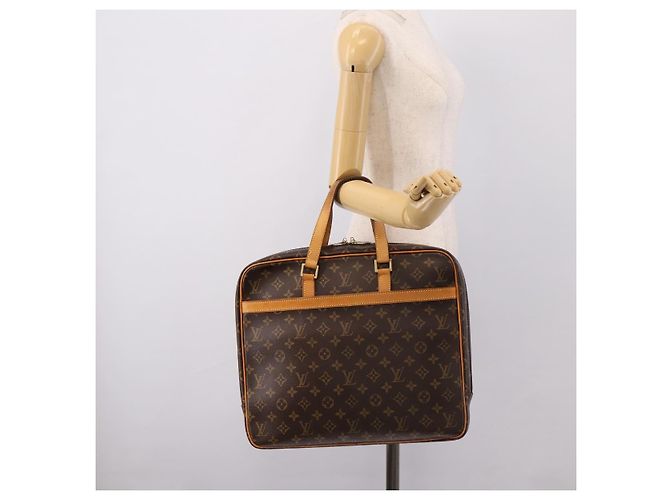 LOUIS VUITTON Monogram Porte Documents Pegas Hand Bag M53343 LV - vista 25