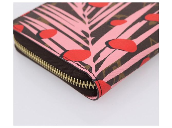 LOUIS VUITTON Monogram Jungle Dot Zippy Wallet Red M41908 LV - vista 17