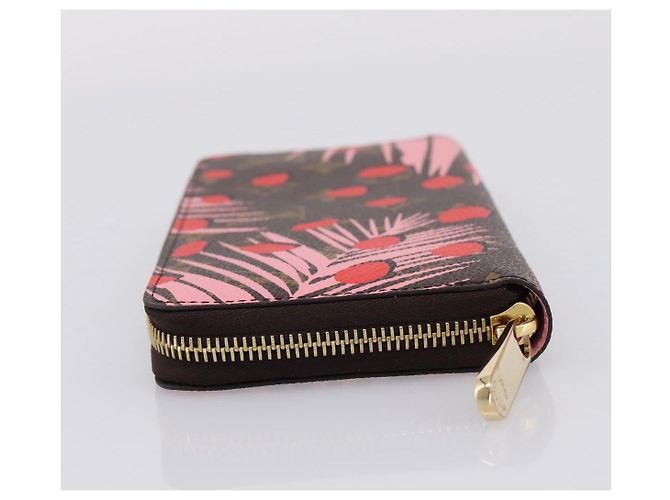 LOUIS VUITTON Monogram Jungle Dot Zippy Wallet Red M41908 LV - vista 3