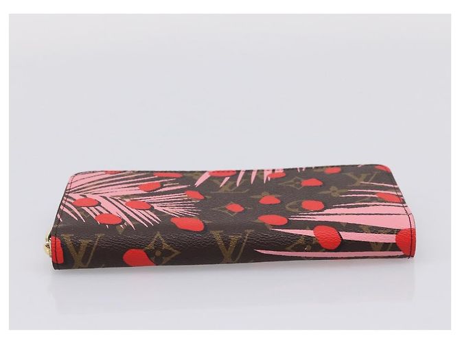 LOUIS VUITTON Monogram Jungle Dot Zippy Wallet Red M41908 LV - vista 6