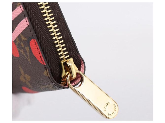 LOUIS VUITTON Monogram Jungle Dot Zippy Wallet Red M41908 LV - vista 7