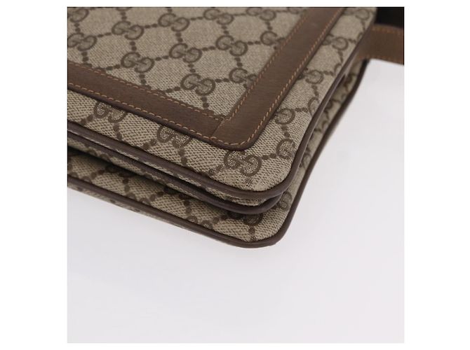 GUCCI GG Supreme Web Sherry Line Shoulder Bag PVC Beige 14 02 013 - vista 14