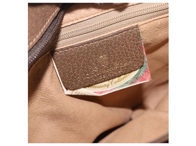 GUCCI GG Supreme Web Sherry Line Shoulder Bag PVC Beige 14 02 013 - vista 18