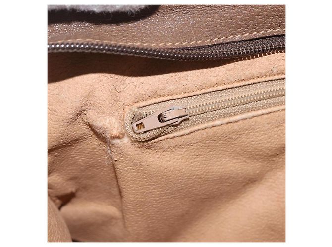 GUCCI GG Supreme Web Sherry Line Shoulder Bag PVC Beige 14 02 013 - vista 25