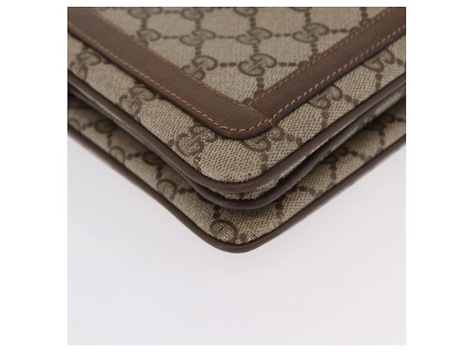 GUCCI GG Supreme Web Sherry Line Shoulder Bag PVC Beige 14 02 013 - vista 9