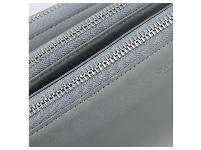 LOUIS VUITTON Trio Shoulder Bag Leather Light Blue Silver LV - vista 17