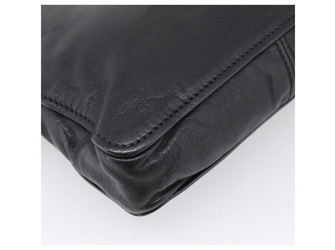 Miu Miu Shoulder Bag Leather Black Silver - vista 13