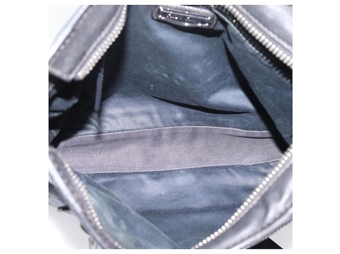 Miu Miu Shoulder Bag Leather Black Silver - vista 20