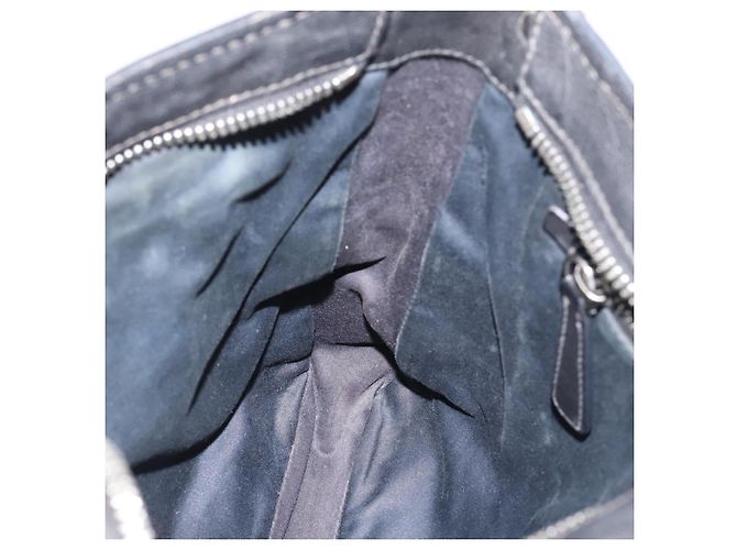 Miu Miu Shoulder Bag Leather Black Silver - vista 22