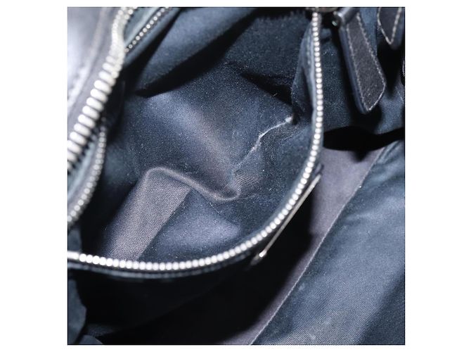 Miu Miu Shoulder Bag Leather Black Silver - vista 24