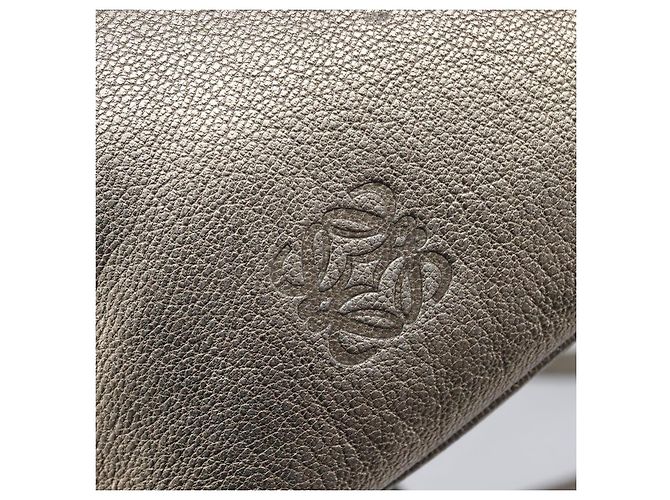 LOEWE Shoulder Bag Leather Gold - vista 19