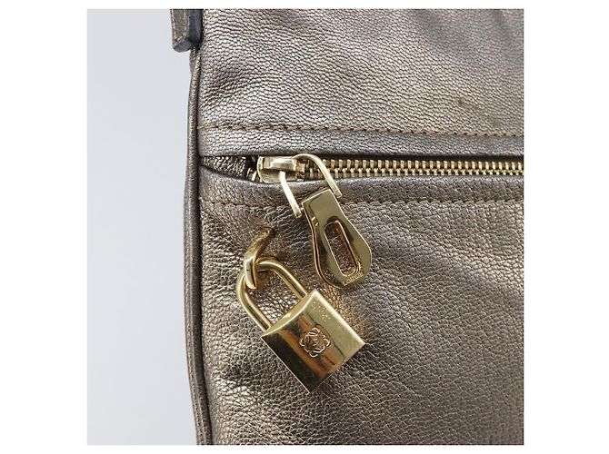LOEWE Shoulder Bag Leather Gold - vista 20