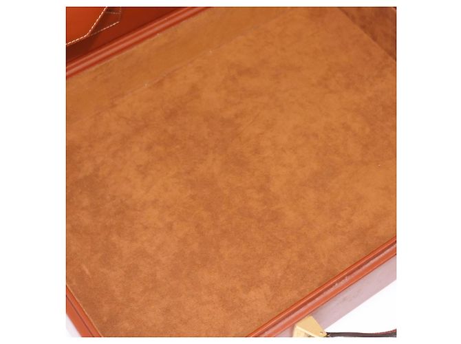 LOEWE Trunk Leather Brown Gold Tone - vista 12