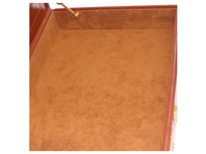 LOEWE Trunk Leather Brown Gold Tone - vista 23