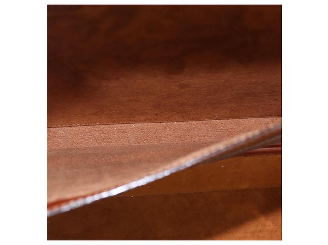 LOEWE Trunk Leather Brown Gold Tone - vista 25