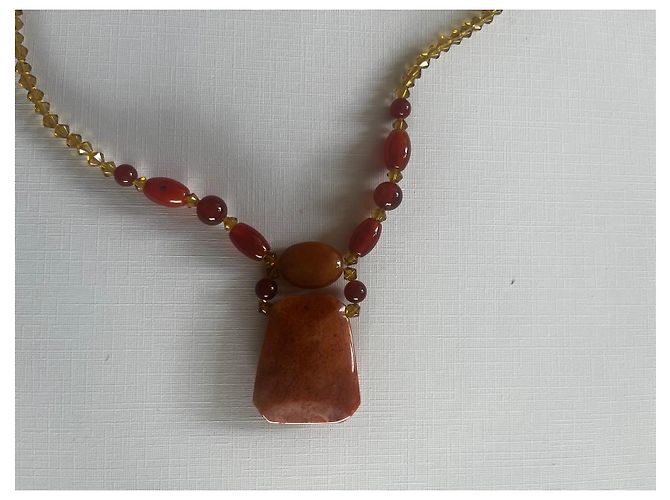 Autre Marque Collar de Jaspe Egipcio - vista 3