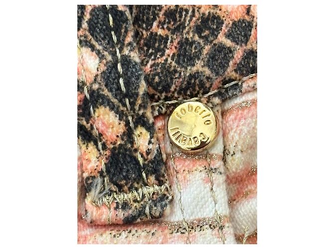 Roberto Cavalli Python-Print Jeans - Ansicht 4