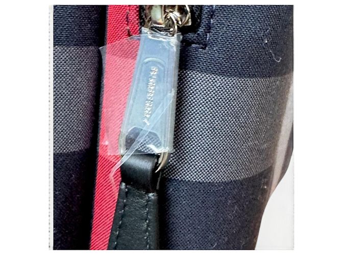 Burberry Jeff Check Rucksack aus Canvas - Ansicht 10